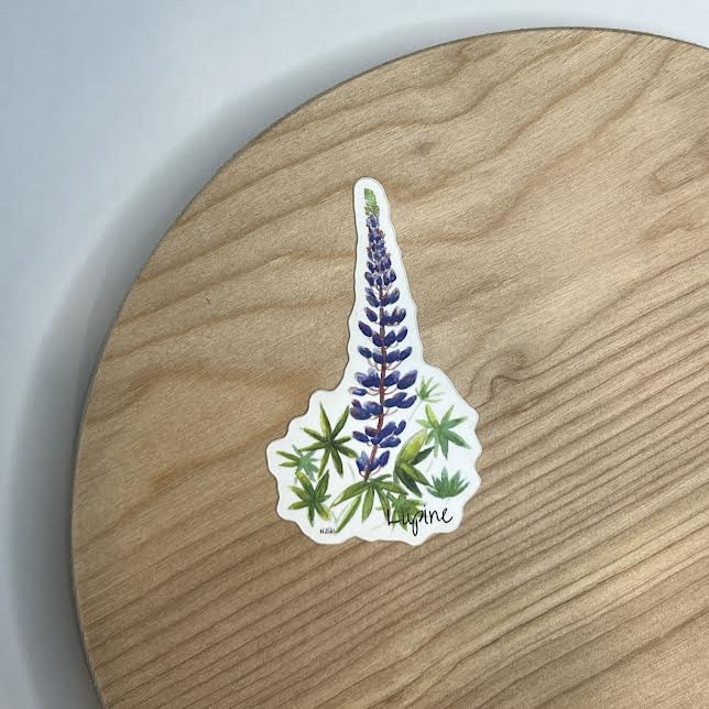 Lupine sticker